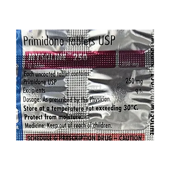 mysoline 250mg tablet 10's